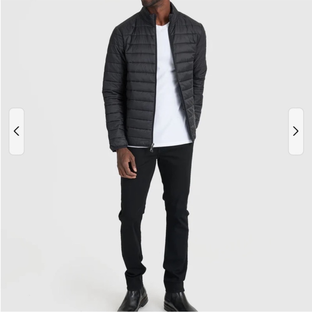 Men’s True Classics Black Puffer Coat Jacket (NWT, unused)